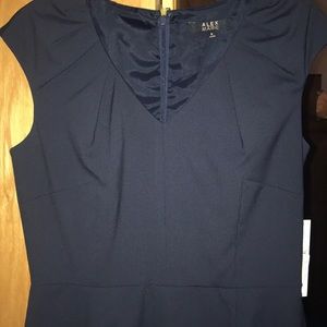 Alex Marie sz 8 Career dress navy with tags